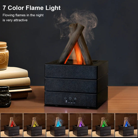 Flame-Effect Aroma Diffuser & Humidifier
