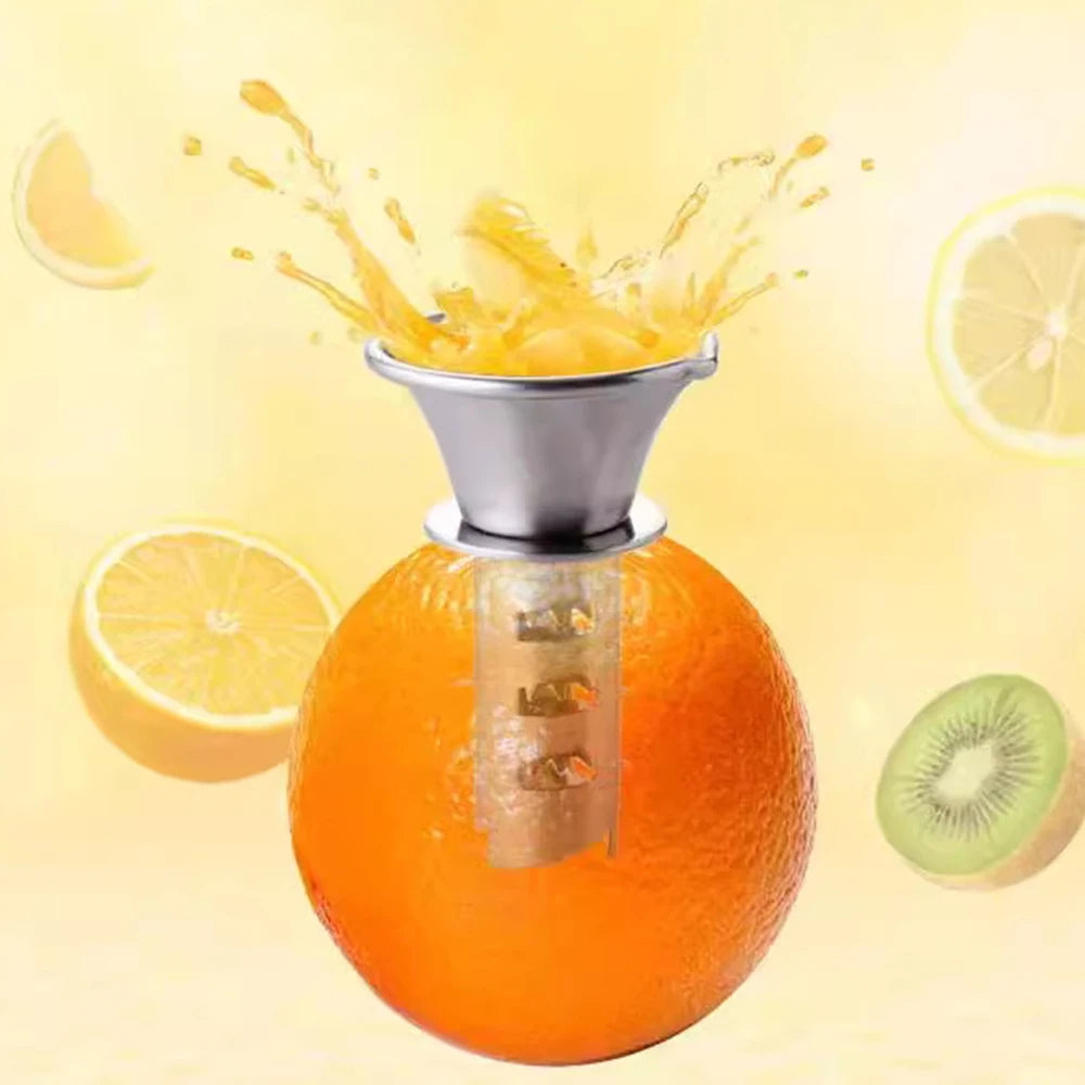 Stainless steel manual lemon juicer