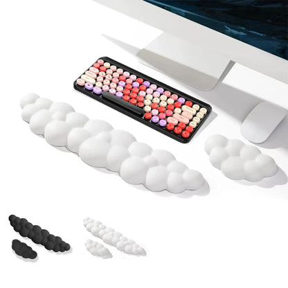 Memory foam cloud wrist rest