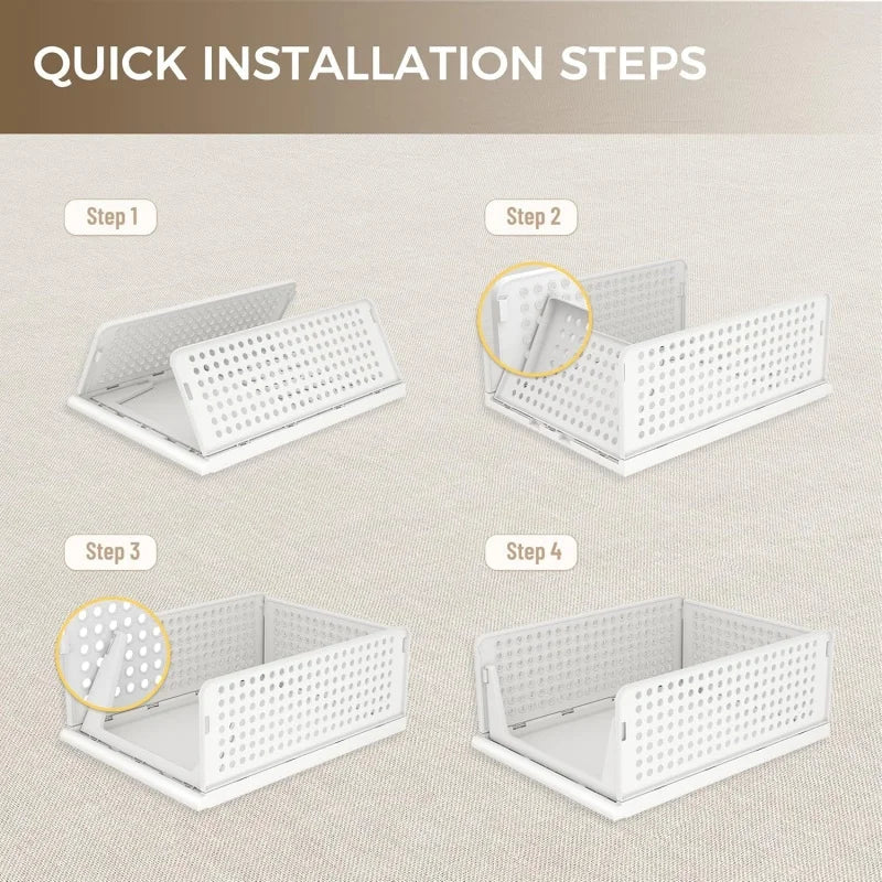 Stackable Closet Drawer Organizer