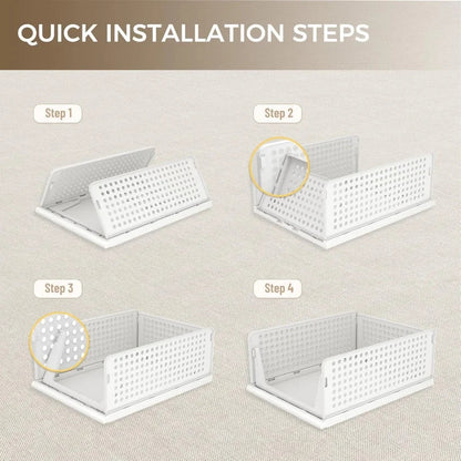 Stackable Closet Drawer Organizer