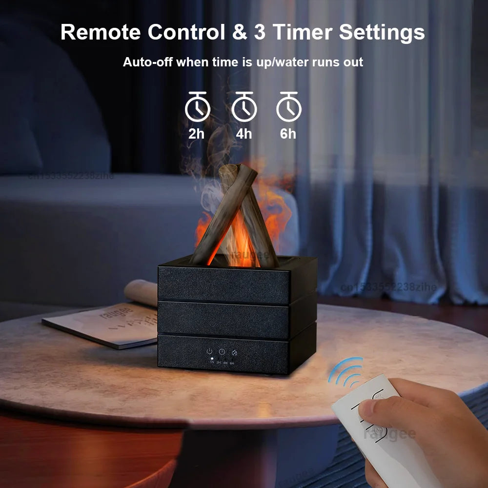 Flame-Effect Aroma Diffuser & Humidifier