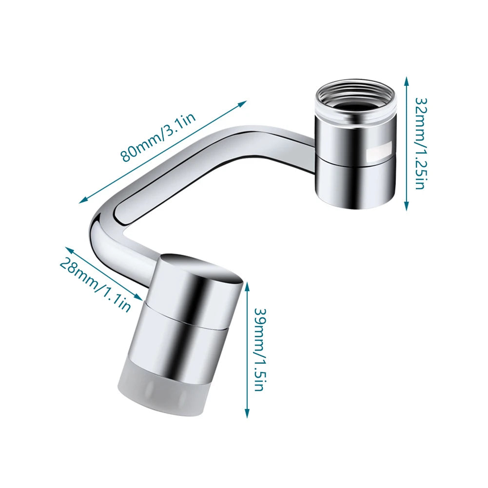 Rotating Universal Faucet Extender