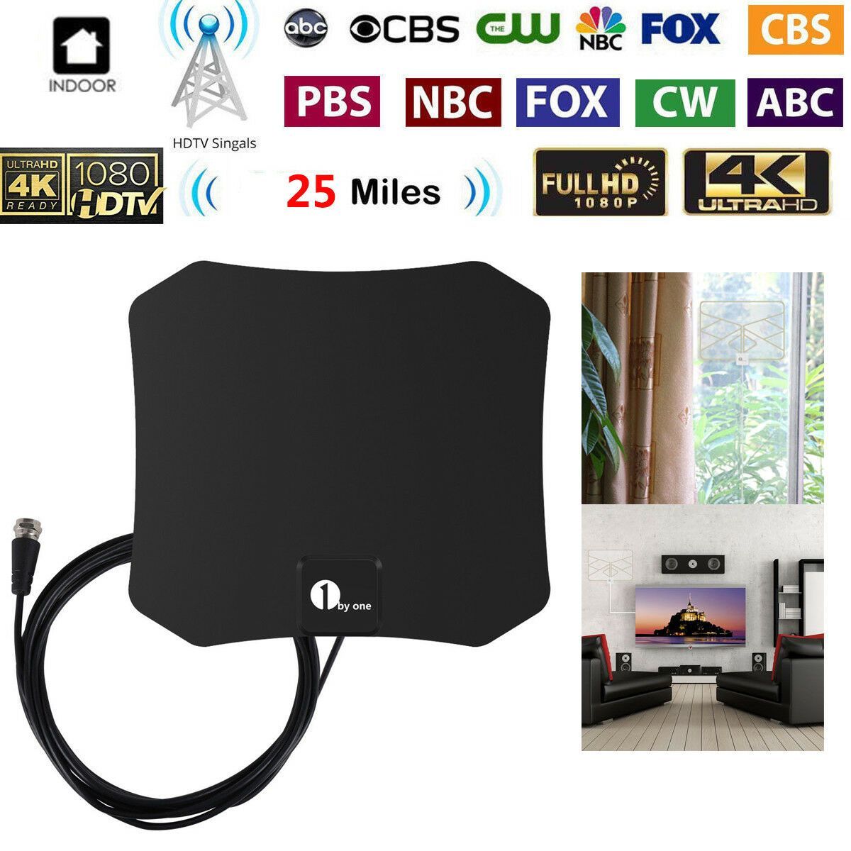 Indoor HDTV Antenna