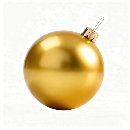 Inflatable holiday ball decoration
