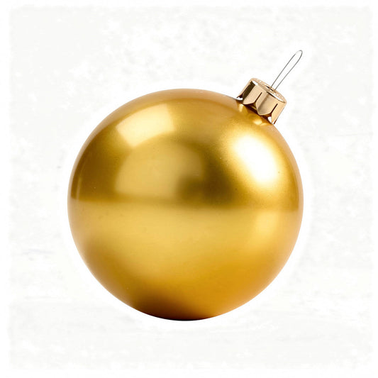 Inflatable holiday ball decoration