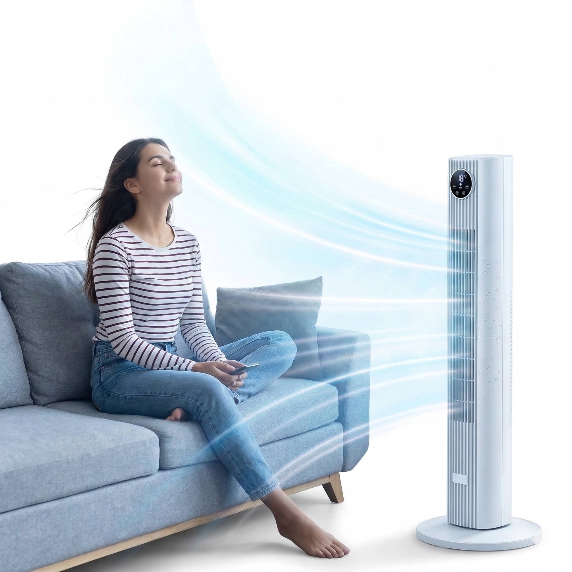 Portable AC unit air conditioner cooler for bedroom or apartment