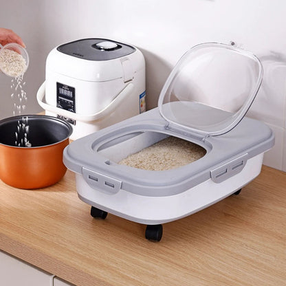 Foldable Rolling Food Storage Container