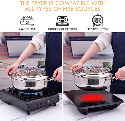 Japanese-Style Deep Frying Pot