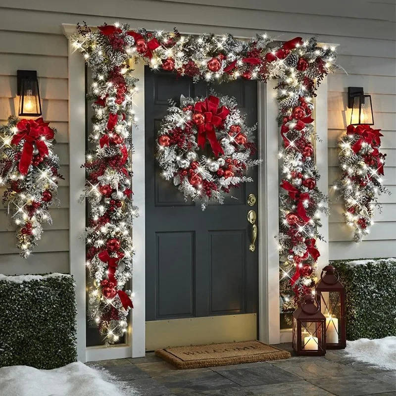 Christmas door decorations full set