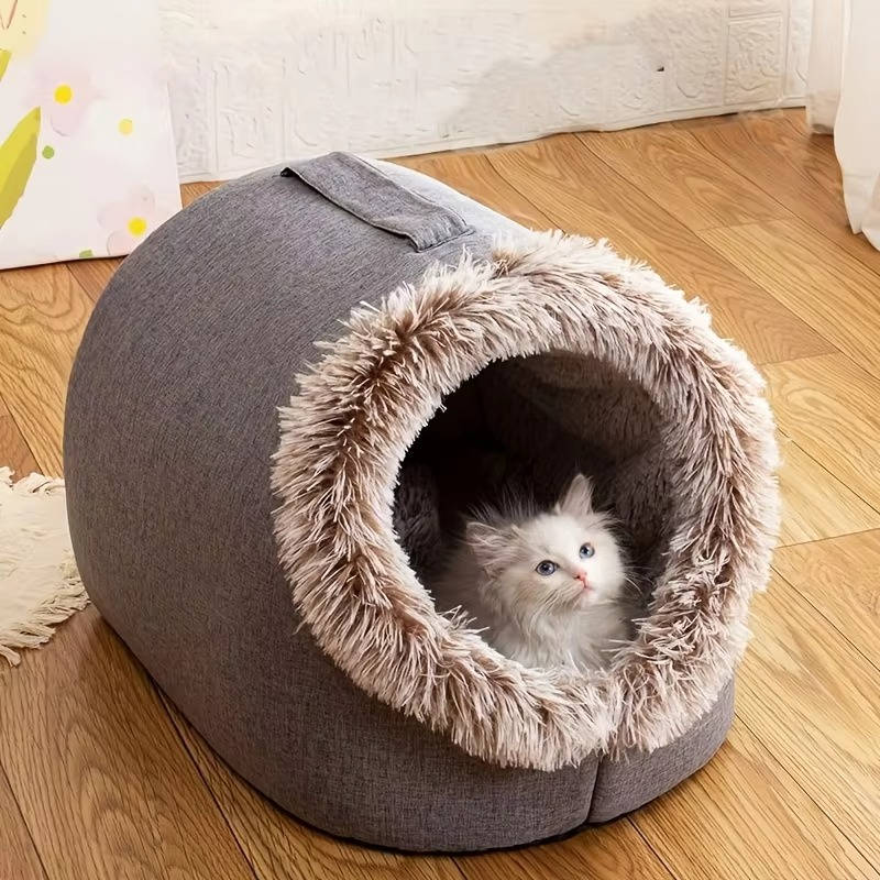 Winter cat bed