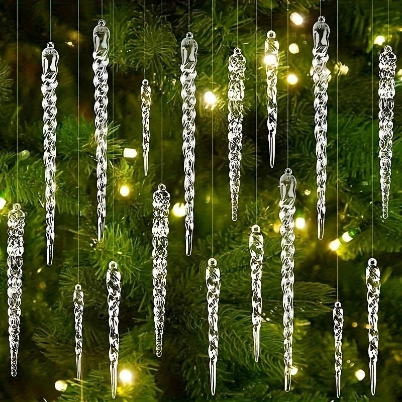 Icicle ornament set
