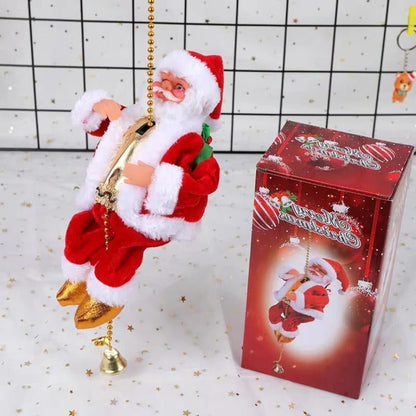 Climbing Santa Holiday Display