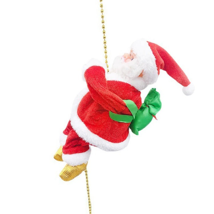 Climbing Santa Holiday Display