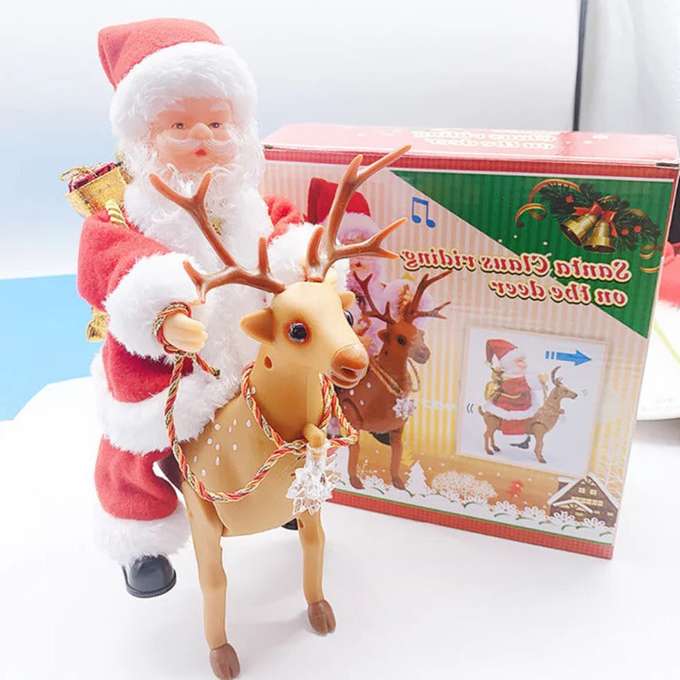 Climbing Santa Holiday Display