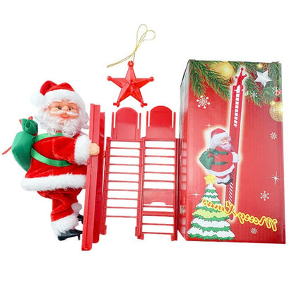 Climbing Santa Holiday Display