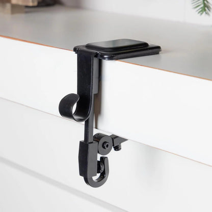 Adjustable Fireplace Stocking & Garland Hanger Set