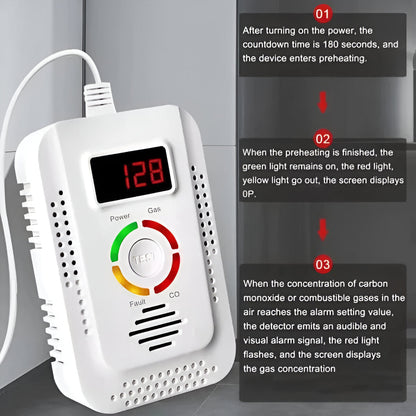 Plug-In Gas and CO Detector