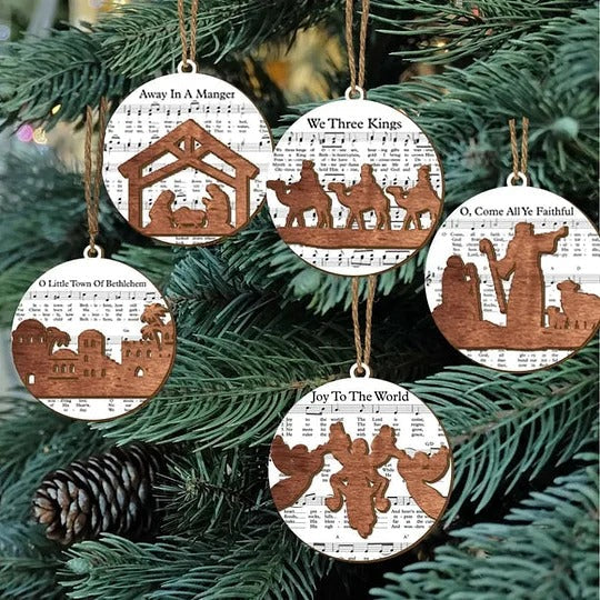 Nativity-Themed Ornament Collection