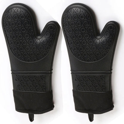 Heat-resistant oven gloves