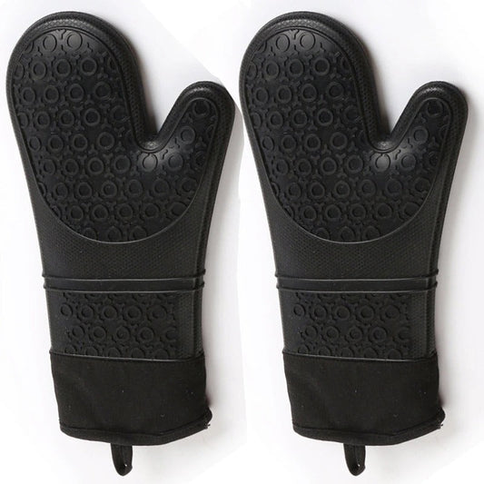 Heat-resistant oven gloves