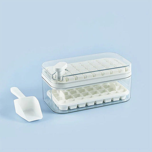 One-click ice tray system