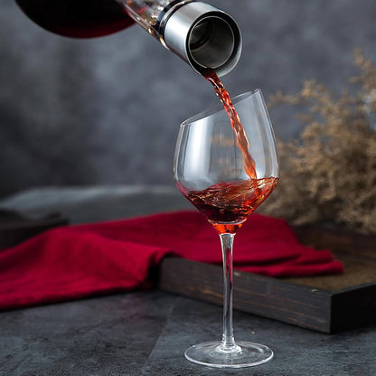 Crystal Glass Wine Decanter & Aerator